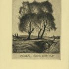 Ex-libris (bookplate) - The book of Tibor Moskál