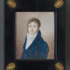 Miniature portrait - portarit of an uknown middle-aged man