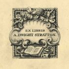 Ex-libris (bookplate) - A. Dwight Stratton