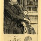 Ex-libris (bookplate) - Josef Fischhof