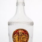 Decanter and stopper - With the coat of arms of the Fürnberg family