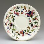 Saucer - With floral decoration