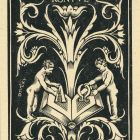 Ex-libris (bookplate) - The book of dr. Sámuel Markovits