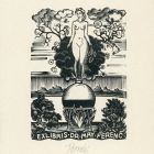 Ex-libris (bookplate) - Dr. Ferenc May