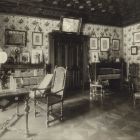 Interior photograph - drawing room in the Pálffy Castle of Bazin