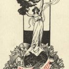 Ex-libris (bookplate) - Library of the Royal Hungarian Patent Office