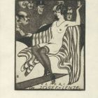 Ex-libris (bookplate) - dr. Josef Lenze