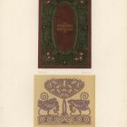 Design sheet - book cover and two-dimensional decoration