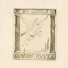 Ex-libris (bookplate) - Gyula Győző