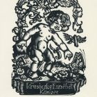 Ex-libris (bookplate) - The book of Erzsébet Krusóczky