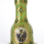 Water container of a nargile - With the portrait of the Ottoman sultan (?)