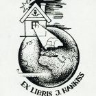 Ex-libris (bookplate) - J. Hankiss