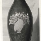 Photograph - Bottle shaped vase with stylised doves