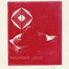 Ex-libris (bookplate) - Jenő Reisinger