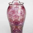 Vase - With the so-called peacock feather decoration