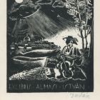 Ex-libris (bookplate) - István Almási