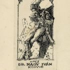 Ex-libris (bookplate) - vitéz dr. Iván Nagy