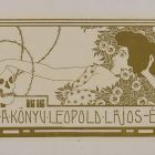 Ex-libris (bookplate) - Lajos Leopold