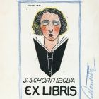 Ex-libris (bookplate) - Ibolya S. Schorr
