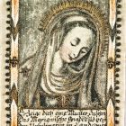 Devotional image - The miraculous image of Our Lady with the Bowed Head in the church of the Ursuline convent in Landshut