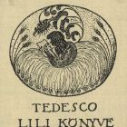 Ex-libris (bookplate) - The book of Lili Tedesco