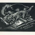 Ex-libris (bookplate) - Book of Dr. Pál Koncz