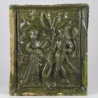 Stove tile - depicting a courting scene