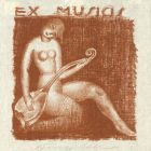 Ex-libris (bookplate) - Ex musicis