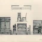 Design sheet - design for bedroom furniture