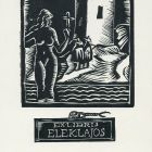 Ex-libris (bookplate) - Lajos Elek