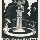 Ex-libris (bookplate) - Dr. Arady wishes good watering