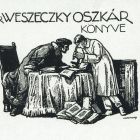 Ex-libris (bookplate) - Book of Dr. Oszkár Weszeczky