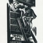 Ex-libris (bookplate) - From the graphic collection of Ernő Tompos