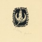 Ex-libris (bookplate) - Erzsébet Jávori, Mrs. Katócs