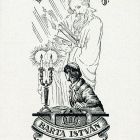 Ex-libris (bookplate) - István Barta