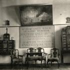 Exhibition photograph - exhibition details in the Castlemuseum of Nagy tétény (Hungarian Barocque Museum)
