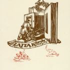 Ex-libris (bookplate) - Book of Károly Lajta