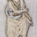 Embroidered figure (detail of a Orphrey Band) - John the Baptist
