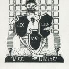 Ex-libris (bookplate) - Miklós Kiss