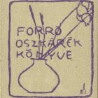 Ex-libris (bookplate) - Oszkár Forró