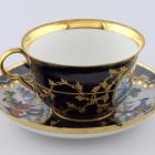 Cup and saucer - Decorated with birds