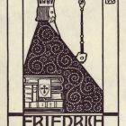 Ex-libris (bookplate) - Friedrich König