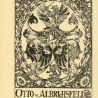 Ex-libris (bookplate) - Mein Buch Otto v. Albrichsfeld