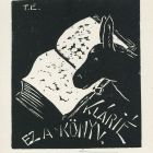 Ex-libris (bookplate) - This book belongs to Klári