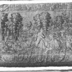 Photograph - 16th century tapestry from Brussels with the scene 'Rape of Europe' from Ferenc Hatvany's collection at the Exhibition of the Museum of Applied Arts 1926