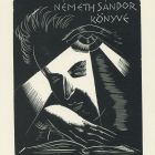 Ex-libris (bookplate) - Book of Sándor Németh