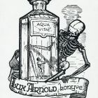 Ex-libris (bookplate) - The book of Arnold Lux