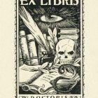 Ex-libris (bookplate) - doctoris Gustavi Horay