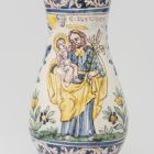 Jug - depicting Saint Joseph with the child Jesus