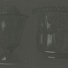 Drawing - ceremonial dishes with palmette and crop motifs, from the Solomon's Temple